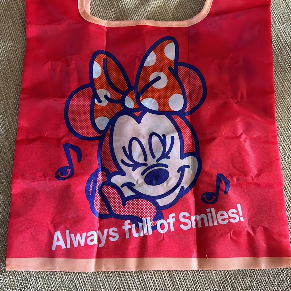 Disney Reusable Bag BRAND NEW NEVER USED PURCHASED AT TOKYO DISNEY - Picture 2 of 6